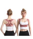 Back Brace for Women - Posture Corrector for Pain Relief | Comfortable Adjustable Under Clothes | Large Size L (145-190LB) - Pink - Buy Online on GoSupps.com