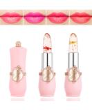 2 Pack Crystal Flower Jelly Lipstick - pH Color Change Lip Gloss Set - Buy Online on GoSupps.com