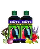 Adivasi Herbal Hair Oil - Pure Hair Growth & Fall Control 250 ML | Best Natural Treatment for Strong Roots - Buy Online on GoSupps.com
