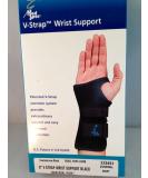 Med Spec V-Strap Wrist Support - Universal Right Hand 8" Black | Buy Online for International Shipping - Buy Online on GoSupps.com