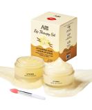 ANAI RUI Lip Mask and Scrub Set - Overnight Lip Care Gift Kit for Dry Chapped & Dark Lips - Exfoliating Lip Exfoliator & Sleeping Mask for Fine Lines - Vanilla Scent - Buy Online on GoSupps.com