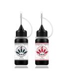BiBiSi Semi-Permanent Body Art Paint Markers Kit for DIY Fake Tattoos - Black & Red Markers for Women, Men, and Kids - Buy Online on GoSupps.com