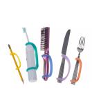 EazyHold Silicone Universal Cuff Aid for Limited Hand Grip, Cerebral Palsy, Therapy, Adaptive Eating Tableware Spoon Fork Holder, Disabled Assistive Equipment (Youth to Adult-5 Pack) Youth to Adult 5 Count (Pack of 1) - Buy Online on GoSupps.com