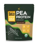 Solo Organic Pea Protein Powder - Vegan Non-GMO Low Sodium Canadian Grown Unflavored Plant-Based Protein with BCAA (2.7 lbs - Buy Online on GoSupps.com