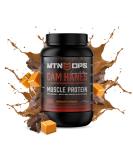 MTN OPS Cameron Hanes Keep Hammering Whey Protein Powder - Chocolate Caramel Flavor 30 Servings | Best International Shipping - Buy Online on GoSupps.com