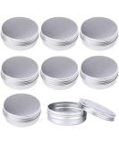 Proleo 24er Aluminum Empty Jar Silver - 60ml Cream Box with Screw Cap for Lip Balm Lotion Creams Masks & Mini Candles - Ideal for Cosmetics - Buy Online on GoSupps.com