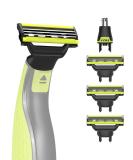 YINKE Manual 3 Razor Replacement Blades and Nose Hair Trimmer Heads - Compatible with O Blade QP2520 QP2630 QP2724 QP2734 QP2834, O Blade 360 & OBlade Pro Electric Shaver - 3+1Pcs - Buy Online on GoSupps.com