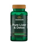Swanson Pure Liver & Detox 60 Veg Caps - Natural Liver Support Supplement - Buy Online on GoSupps.com