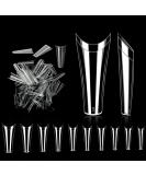 Buy BNG 500pcs Half Cover Artificial Nail Tips for Gel & Acrylic Nail Design | 10 Sizes Available - Buy Online on GoSupps.com