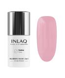 INLAQ 2in1 Rubber Base Gel UV HEMA Free Nectar 6ml | High Opacity Gel Nail Polish & Base Gel Cover Nectar - Hard Gel for Nails - Buy Online on GoSupps.com