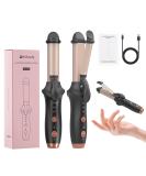 Bestauty Small Cordless Curling Iron 1 Inch - Mini 2 in 1 Hair Curler & Straightener Rechargeable Wireless Travel Tool for Short Hair (Black - Buy Online on GoSupps.com