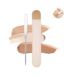 Shop Premium Stainless Steel Makeup Spatula Set - Liquid Foundation & Nail Art Mixing Tools - Buy Online on GoSupps.com