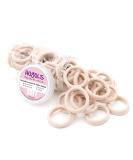 Soft Cotton Hair Ties - 100 Pcs No Slip Scrunchies for Thick Curly Hair (Light Blonde) - Buy Online on GoSupps.com