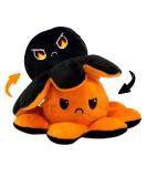 COLORS Reversible Octopus Plush Stuffed Animals - Flippy Octopus Plushie - Mood Octopus reversible plushie uk - Happy sad octopus toy shows emotion without saying words! Orange - Black - Buy Online on GoSupps.com