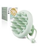 Head Massage Brush - Silicone Scalp Massager for Dandruff Hair Growth & Relaxation | Shop Green - Buy Online on GoSupps.com