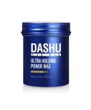 DASHU Premium Ultra Holding Power Wax 3.5oz  Extra Strong Hold Without Shine, Easy to Wash, Styling Hair Wax, Mens Hair Styling Products, - Buy Online on GoSupps.com