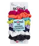 Scunci Small Ribbed Scrunchies - 8 Pack, Assorted Colors - Buy Online on GoSupps.com