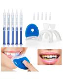 Professional Teeth Whitening Kit with LED Light - 5 3ml Gel, Reduce Sensitivity, Remove Stains, Quick Results - Buy Online on GoSupps.com
