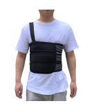 Rib Belt Chest Binder for Rib Injury Support - Breathable Compression Wrap for Broken, Fractured, Dislocated Ribs - Size L (33 to 43) - Buy Online on GoSupps.com