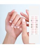 Semi Cured Gel Nail Strips Gel Nail Stickers - 16 Pcs Nail Stickers for Nail Art - Soft Self-Adhesive Gel Nail Wraps Easy Apply & Remove for Salon-Quality Manicure Kit (UV/LED Lamp Required)(BSG-0449) - Buy Online on GoSupps.com