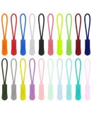 Neikafan 100 Zipper Pulls - Nylon Replacement Zippers for Backpack Clothing & Sportswear | 20 Colors Available - Buy Online on GoSupps.com