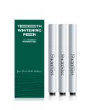 Teeth Whitening Gel - 35% Carbamide Peroxide - No Sensitivity Whitening Pen - Travel-Friendly 3PCS Kit for Day and Night Use - Buy Online on GoSupps.com
