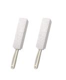 DDLuck 2 Pack Pumice Stone Cleaning Stones with Handle - Toilet Bowl Cleaner Hard Water Ring Remover Rust Grill Cleaner for Kitchen Bathroom & Household - Buy Online on GoSupps.com