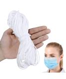 100 Yard 1/8 inch White Elastic Bands for Sewing - Heavy Stretch, Soft Ear Tie Rope for Masks - DIY Craft Elastic Cord - Buy Online on GoSupps.com