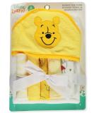 Disney Baby Winnie The Pooh Hooded Towel & Washcloth Set | Honey Collector Print | Yellow | GS71798 - Buy Online on GoSupps.com