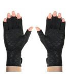 Thermoskin Premium Arthritic Gloves | Black | Medium Size - Buy Online on GoSupps.com