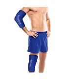 Tolaccea Hot Cold Therapy Ice Pack Sleeve - Reusable Gel Pack for Knee, Calf, Elbow - Medium Size, Blue - Buy Online on GoSupps.com