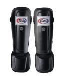 Fairtex SP3 Black Shin Guards | Premium MMA Shin Pads for Ultimate Protection | Shop Internationally - Buy Online on GoSupps.com