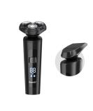 Shop 2024 IPX7 Waterproof Electric Shavers for Men - Smart Travel Lock & LED Display | Perfect Gift in Dark Black - Buy Online on GoSupps.com
