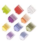 10 Color Hair Trimmer Guard Combs Set #3170-400 - 1/16 to 1 Inch, Coded Cutting Guides for Clippers/Trimmers - Buy Online on GoSupps.com