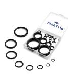 FishTrip Fishing Rod Eyelet Repair Kit 60Pcs/160Pcs Fishing Rod Repair Kit 12 Sizes Fishing Pole Ceramic Guides Rings Replacement Kit A_60pcs - Buy Online on GoSupps.com