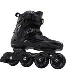 LIKU Black Professional Inline Skates - Unisex Size 11 Men's / Size 12 Women's - Buy Online on GoSupps.com