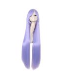 MapofBeauty 40 Inch Unique Long Cosplay Wig for Women - Blue Grey & Light Purple - Premium Quality Fashion Wig - Buy Online on GoSupps.com