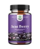 Organic Acai Berry Weight Loss Supplement - Detox & Burn Fat - Antioxidant Superfood - Boost Energy & Digestion - 60 Count - Buy Online on GoSupps.com