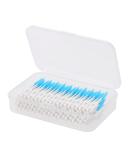 Layhou 160pcs Interdental Brushes & Toothpicks | Soft Silicone Dental Floss for Effective Teeth Cleaning - Blue - Buy Online on GoSupps.com