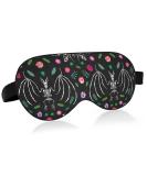 Buy Halloween Skeleton Sleep Mask - Light Blocking Eye Mask for Sleep Travel & Naps | Adjustable Soft Blindfold for Men & Women - Buy Online on GoSupps.com