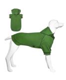 Shop Kickred Army-L Green Dog Hoodie & Coat | Soft Breathable Winter Clothing for Large Dogs - Ideal for Indoor & Outdoor Use - Buy Online on GoSupps.com