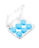 Silicone Earplugs - 3 Pairs Reusable Waterproof Gel Earplugs for Snoring & Noise Protection - Buy Online on GoSupps.com