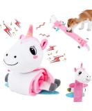 Intelligent Sniffing Toys for Dogs | Stress-Relief & Food Training | Unicorn Rosa Roll for Puppies & Medium Dogs - Buy Online on GoSupps.com