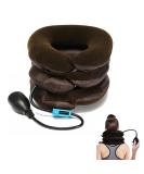 Cervical Neck Traction Device - Adjustable Inflatable Neck Support & Massager for Pain Relief | International Shipping Available - Buy Online on GoSupps.com
