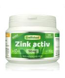 Zink active 50 mg high dose 180 tablets vegan weekly ration - high availability.For testosterone levels fatty acid and carbohydrate metabolism.Without artificial additives.Without genetic technology. - Buy Online on GoSupps.com