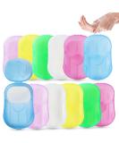Pack of 12 Sets Travel Camping Toiletry Paper Soap Sheets - Foaming Box (Color May Vary) - Buy Online on GoSupps.com