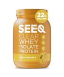 SEEQ Clear Whey Isolate Protein Powder  22g Protein  Zero Lactose  Zero Sugar for Teens  Men  and Women  Healthy Juicy Protein with 25 Servings (Mango Pineapple) - Buy Online on GoSupps.com