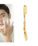 Professional Gold Razor Holder | Foldable Straight Edge Barber Blade Holder for Men | eCommerce International Shipping - Buy Online on GoSupps.com