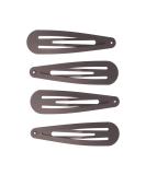 Buy Solida Essentials Matt Brown Click-Clack Hair Clips - 4 Pack | Soft Stylish & Perfect for All Hair Types | International Shipping Available - Buy Online on GoSupps.com
