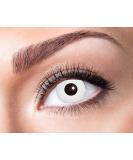 Eyecatcher White Zombie M02 Colored Contact Lenses - 3-Month Wear 14.5mm for Halloween Cosplay & Ghostly Looks - Buy Online on GoSupps.com